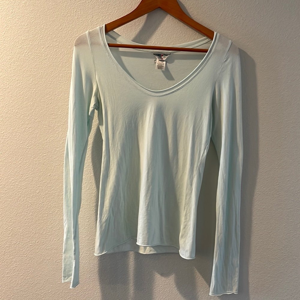Hard Tail long sleeve. Sky blue.  Small.